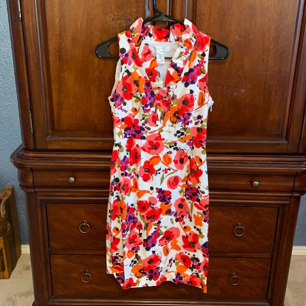 London Times flower dress size 4